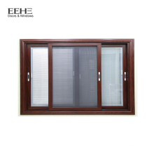 Aluminum tinted glass sliding reception window